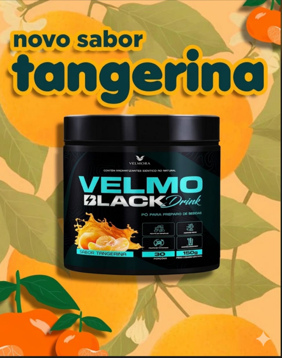 Velmo Black Drink — Tangerina