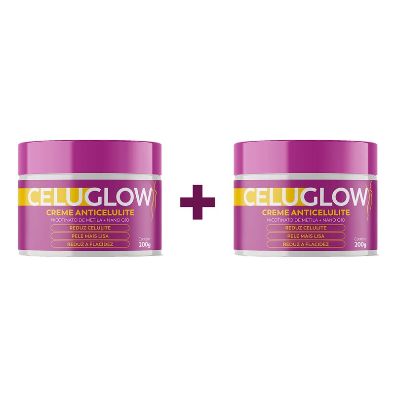 CeluGlow Creme Anticelulite Velmora — kit 1+1