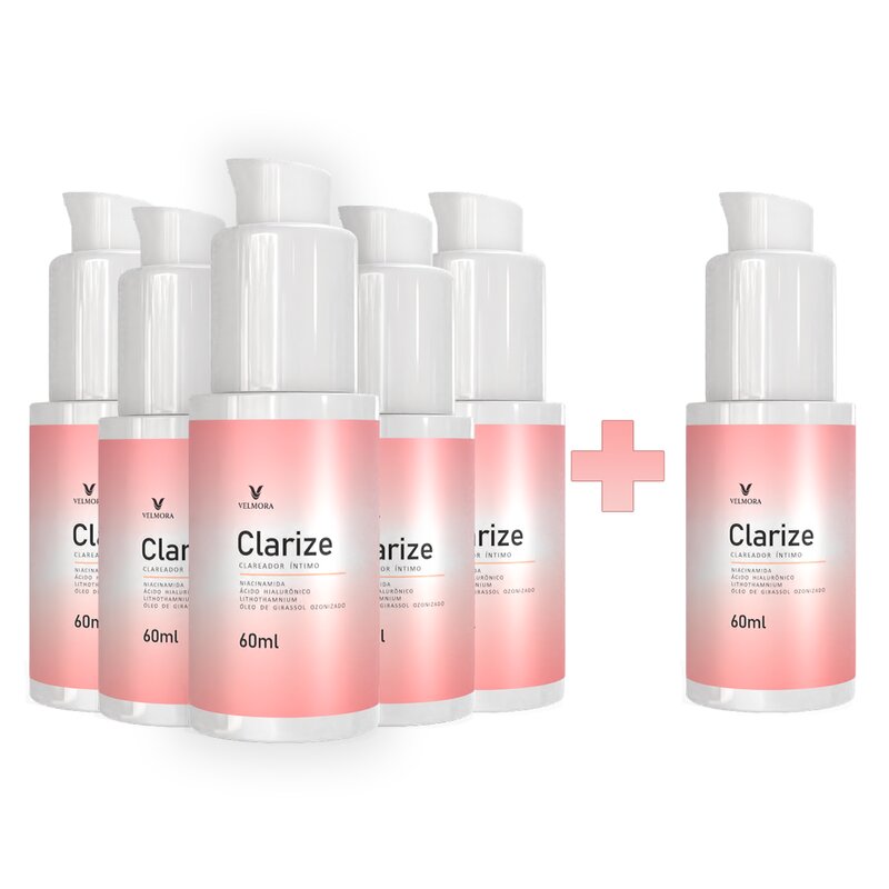 Clarize Sérum Clareador Íntimo Velmora — kit 5+1