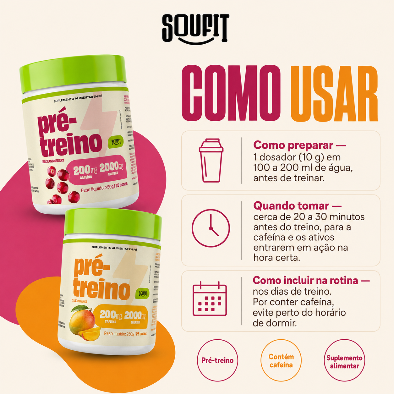 Pré-Treino 250g Cranberry