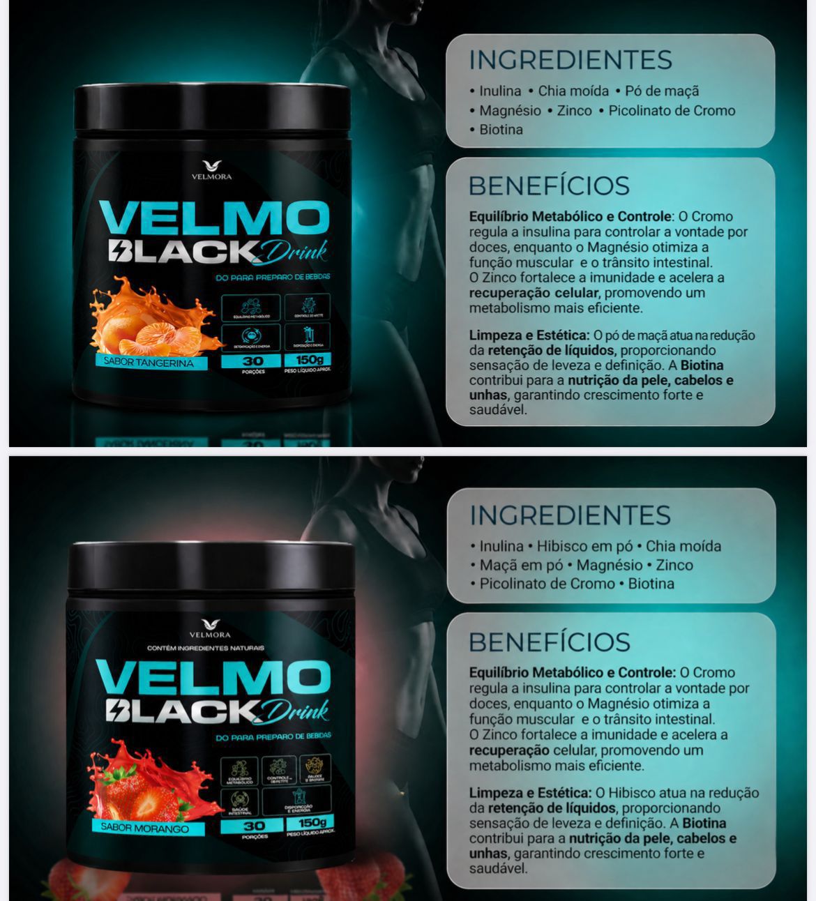 Combo Seca Sabor Morango