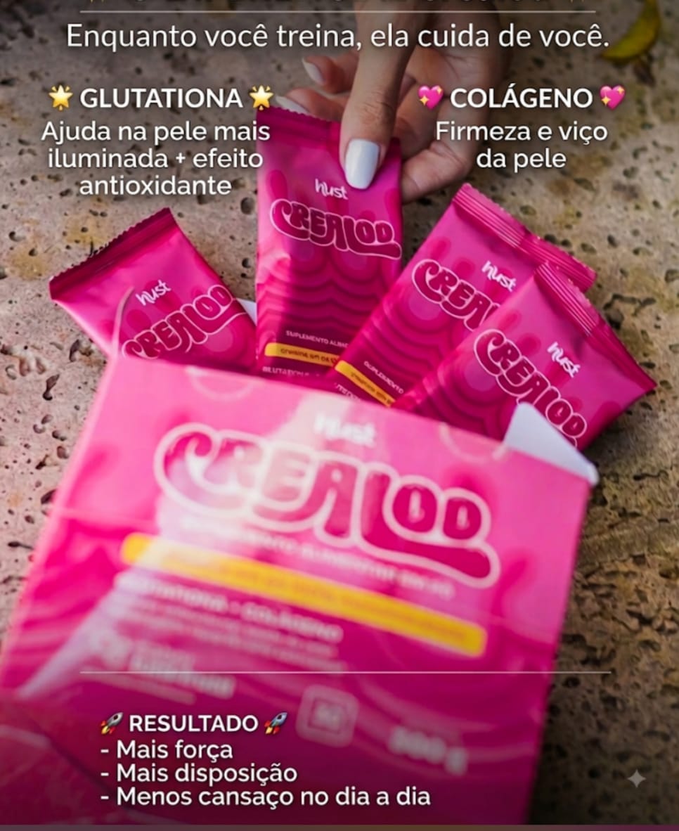 Crealoo Creatina+ Colágeno+ Glutationa