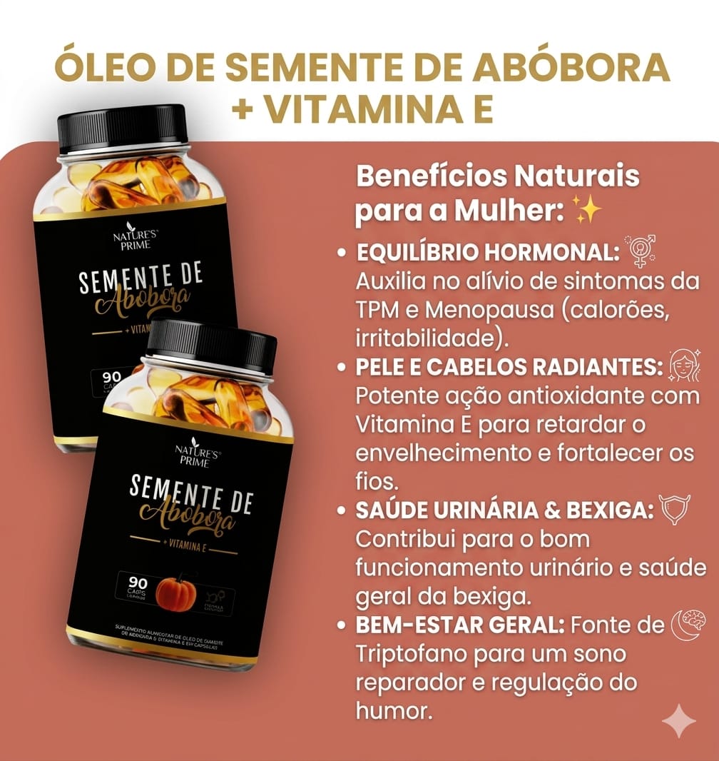 Semente de Abóbora + Vitamina E
