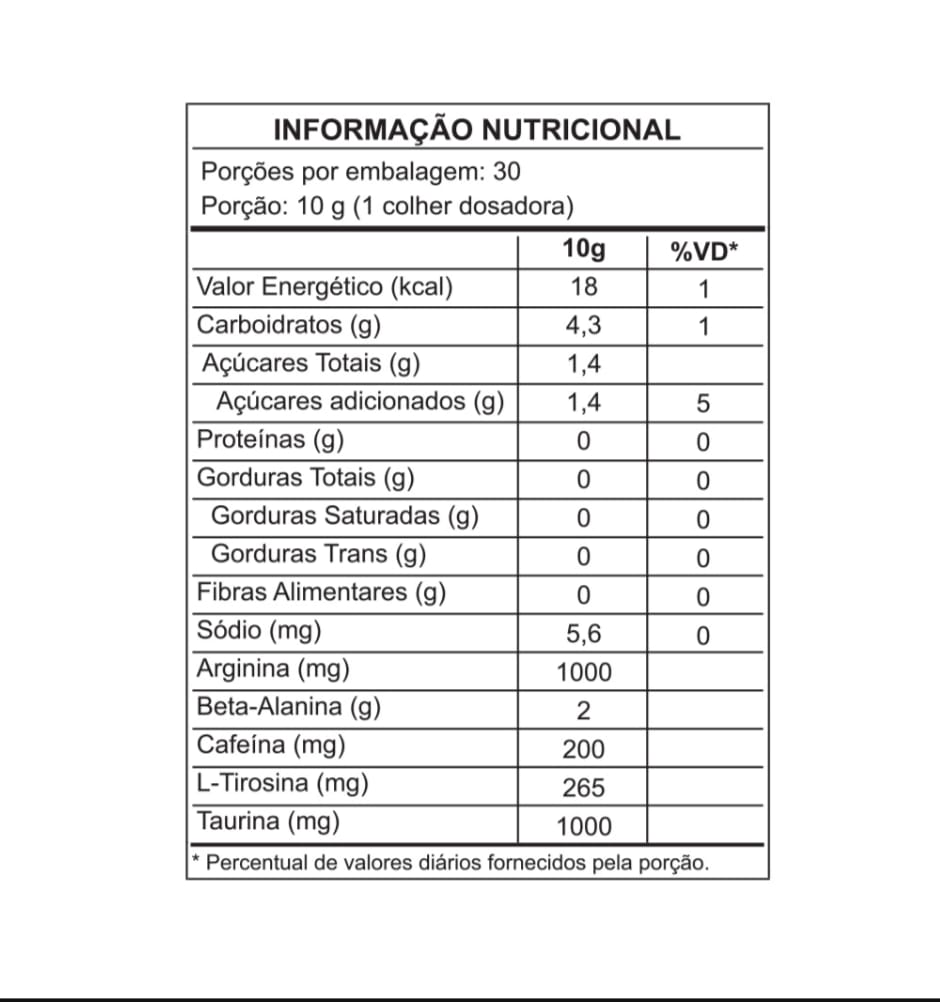 Pré-Treino IRON — Sabor Maçã Verde 2
