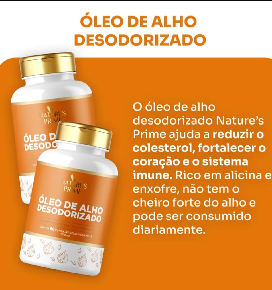 Óleo de Alho Desodorizado