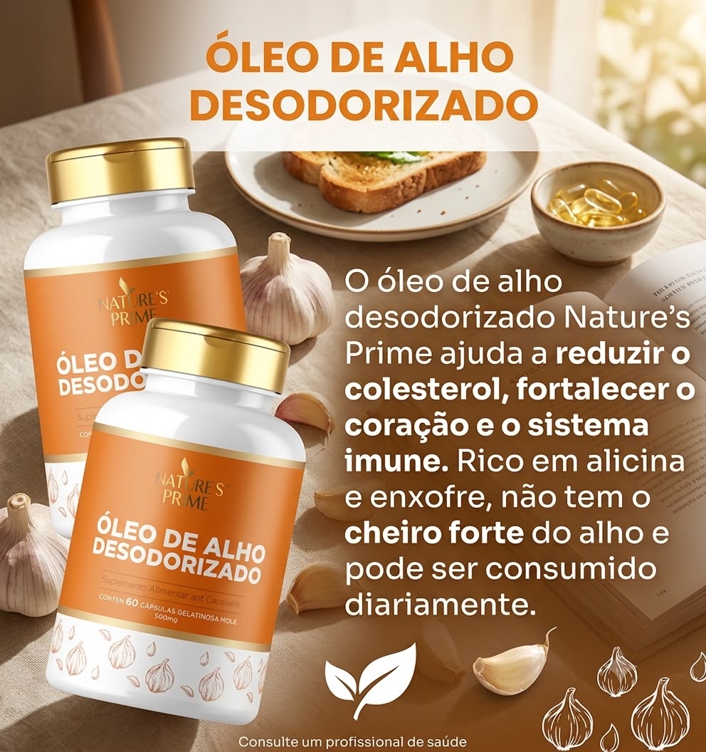 Óleo de Alho Desodorizado