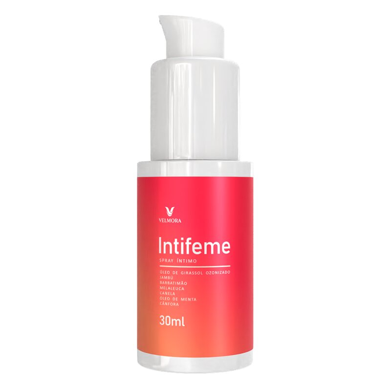 Intifeme — frasco isolado com fundo transparente