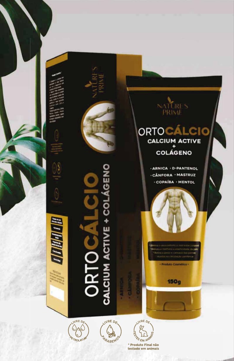 OrtoCálcio Creme — Calcium Active + Colágeno