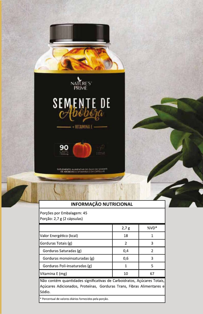 Semente de Abóbora + Vitamina E